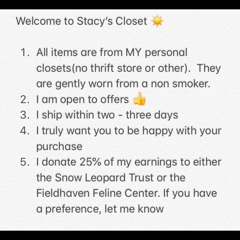 Welcome to Stacy’s Closet!
